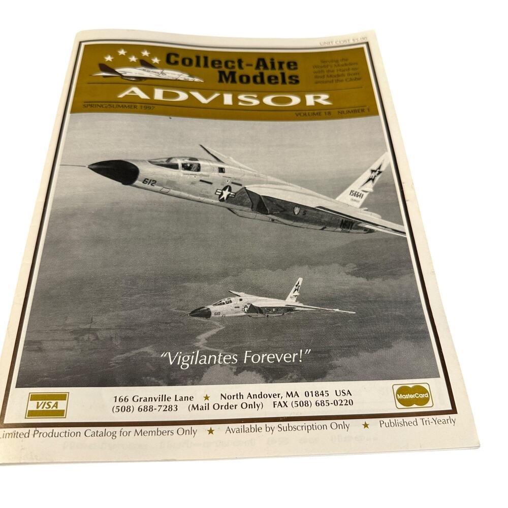 Collect Aire Models Advisor Catalog Vol 18 #1 Spring/Summer 1997